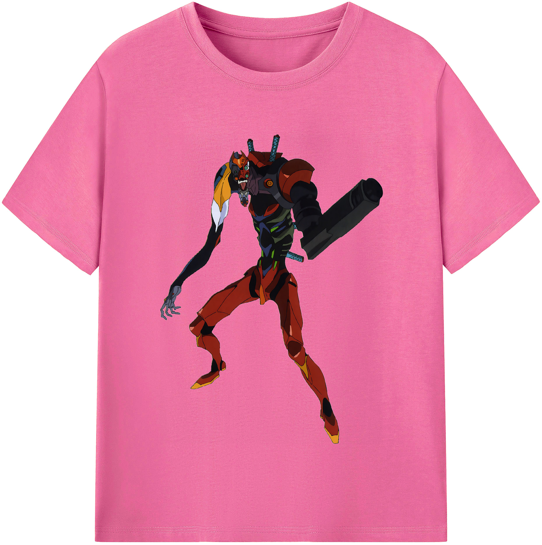 （画像用） EVA 新世紀エヴァンゲリオン レディースカジュアルプリントTシャツ（綿100％）